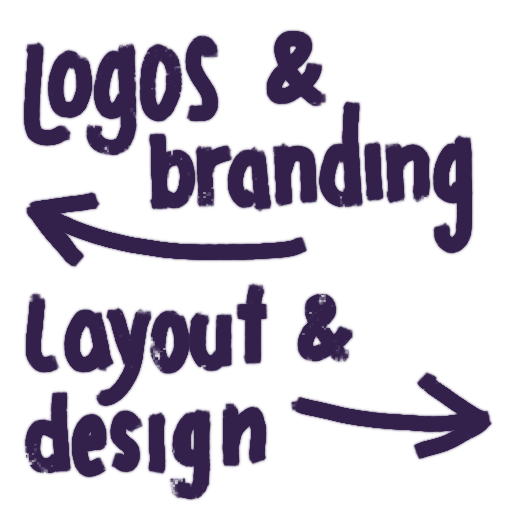 Logo & branding (left), Layout & design (right)
