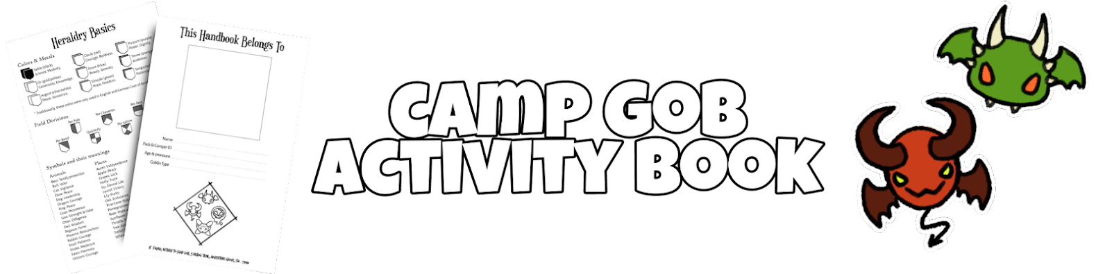 Camp Gob kid's Activity Book